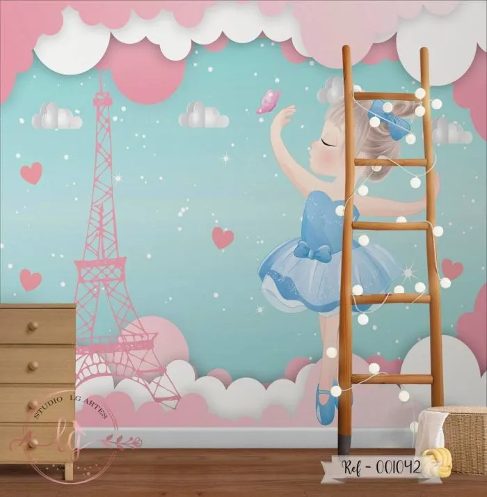 Papel de Parede Bailarina em Paris
