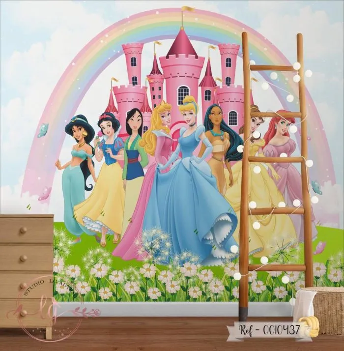 Papel de Parede Princesas Castelo Encantado