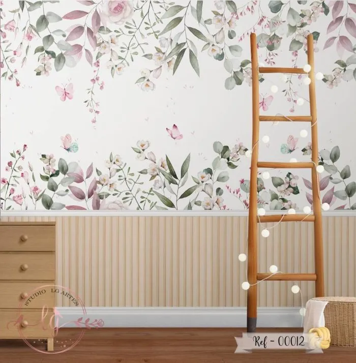Papel de Parede Floral - 12