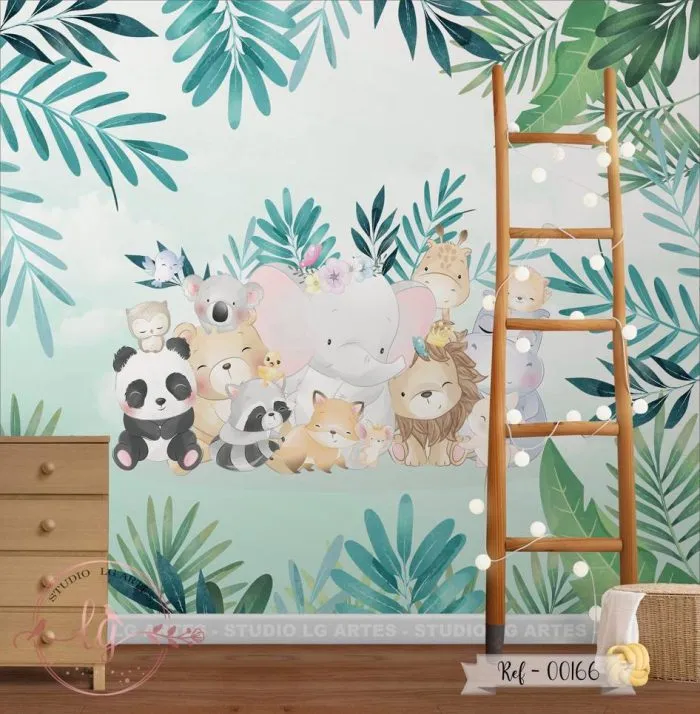 Papel de Parede Safari Baby