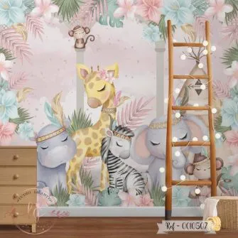Papel de Parede Safari Baby 10507