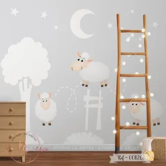 Papel de Parede Ovelinhas