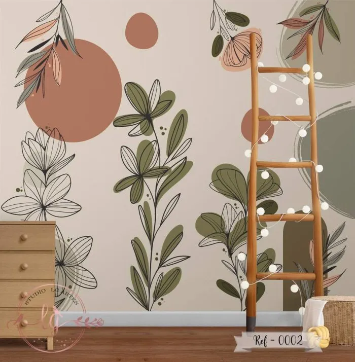 Papel de Parede Floral - 02