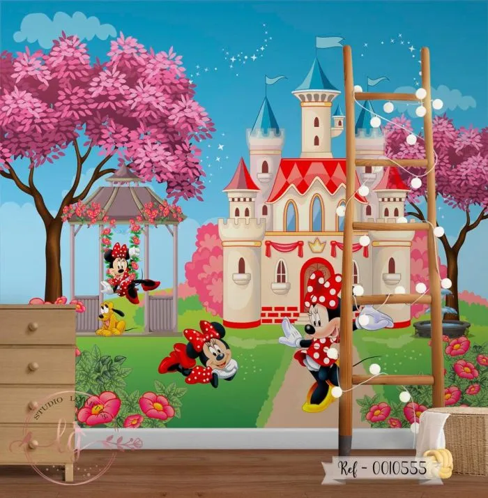 Papel de Parede Minnie no Castelo Mágico