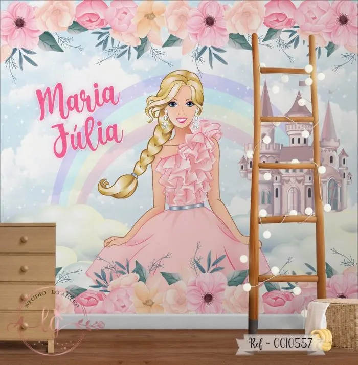 Papel de Parede Barbie no Castelo