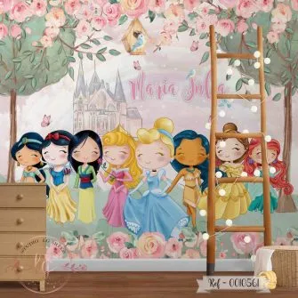 Papel de Parede Princesas Baby