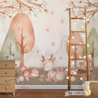Papel de Parede Bichinhos na Floresta