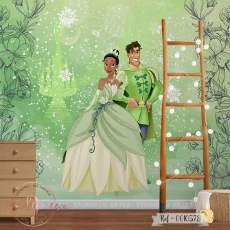 Papel de Parede Princesa e o Sapo - Tiana