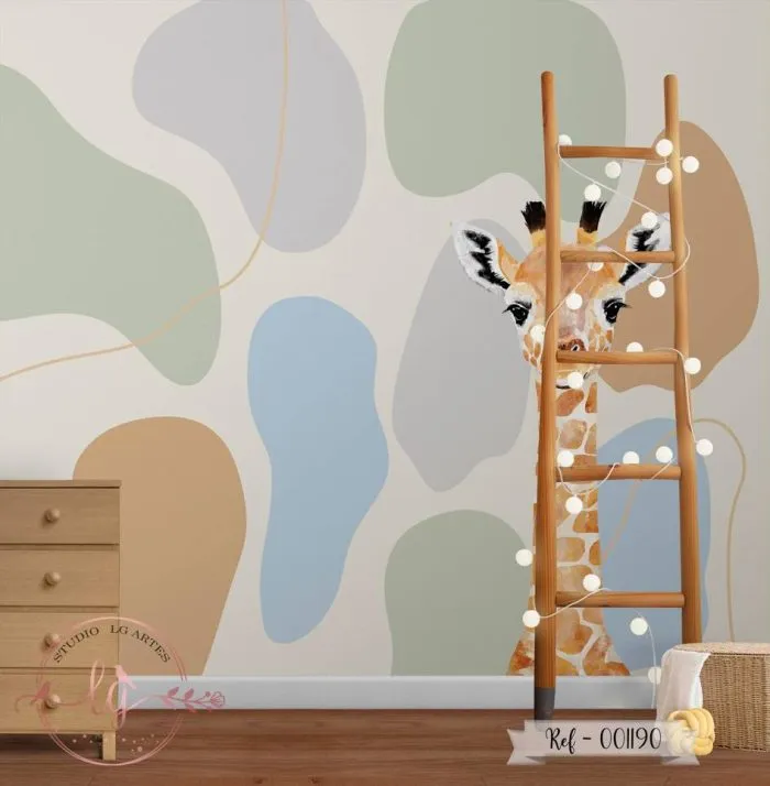 Papel de Parede Girafa