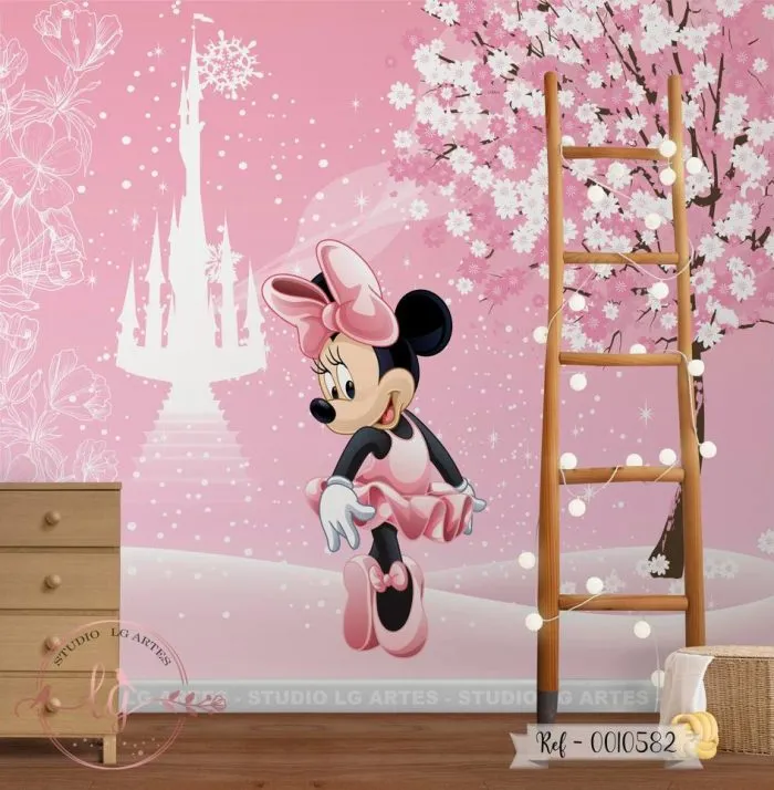 Papel de Parede Minnie no Castelo Encantado