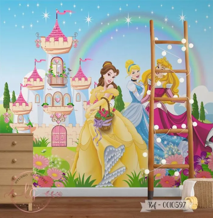 Papel de Parede Princesas no Castelo Encantado