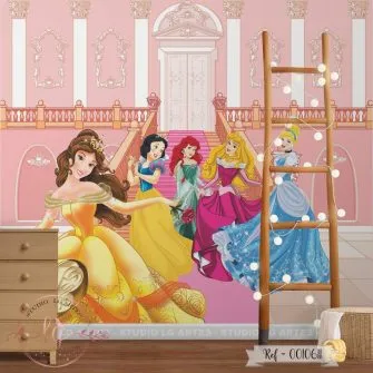 Papel de Parede Princesas no Castelo