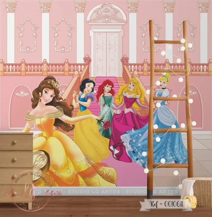 Papel de Parede Princesas no Castelo