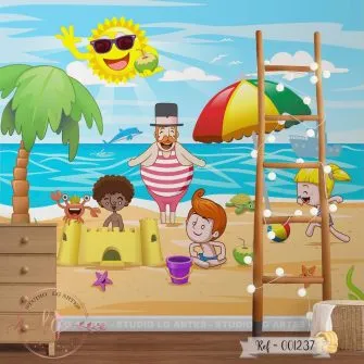 Papel de Parede Mundo Bita na Praia