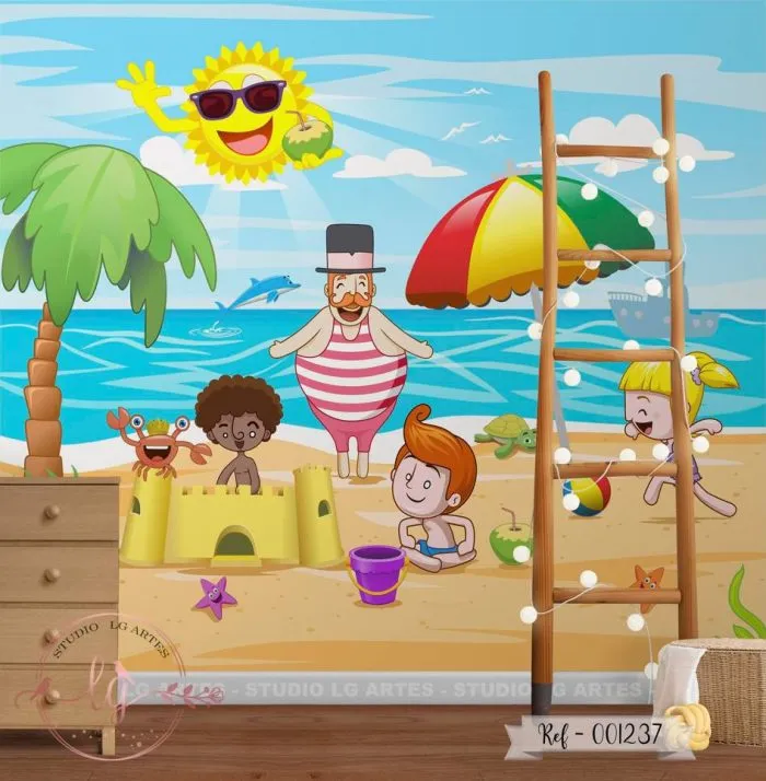 Papel de Parede Mundo Bita na Praia
