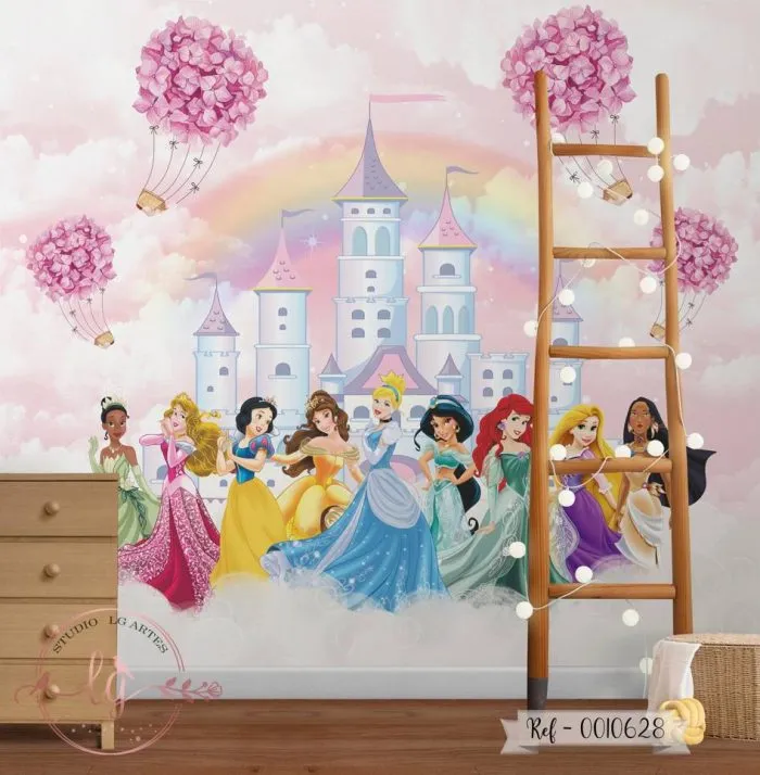 Papel de Parede Princesas no Castelo