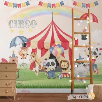 Papel de Parede Safari no Circo