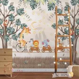 Papel de Parede Safari Baby 243