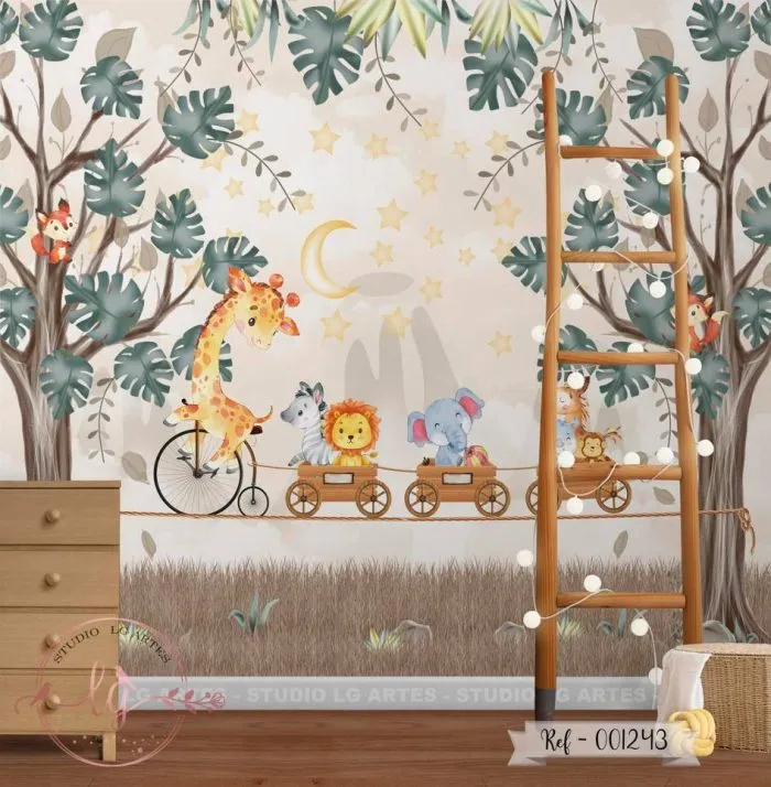 Papel de Parede Safari Baby 243