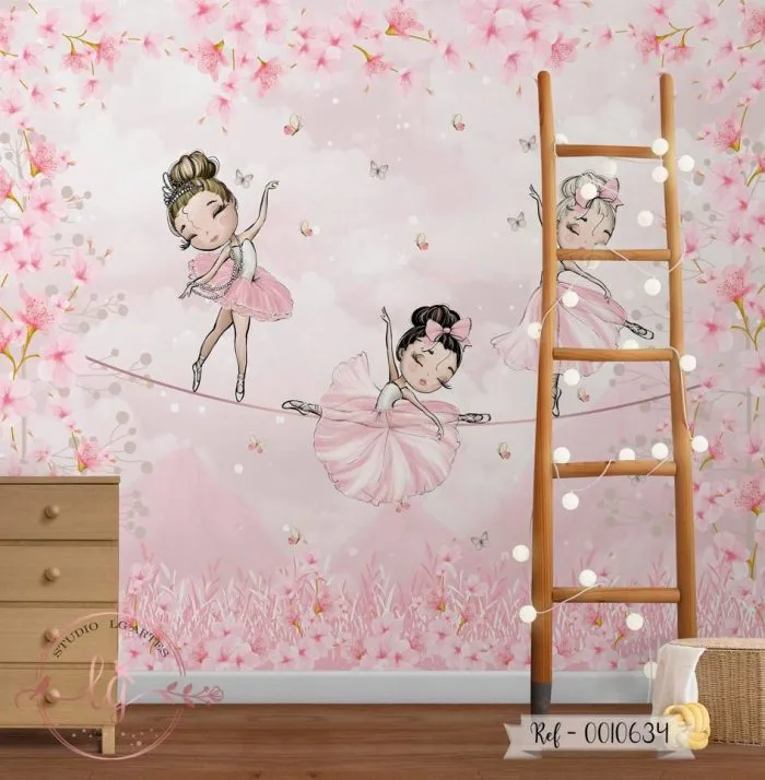 Papel de Parede Bailarina na Corda Bamba