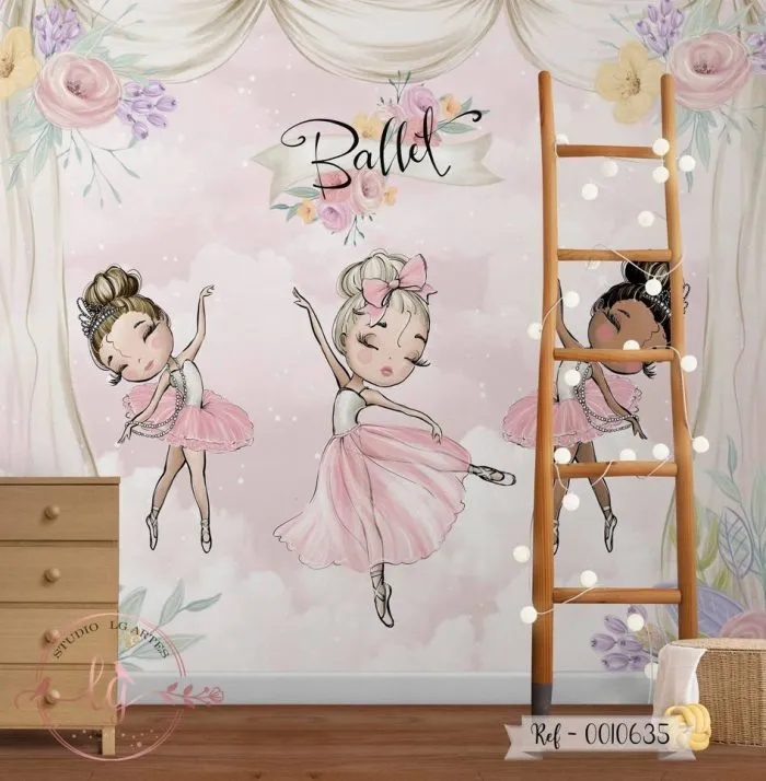Papel de Parede Bailarina Dançando