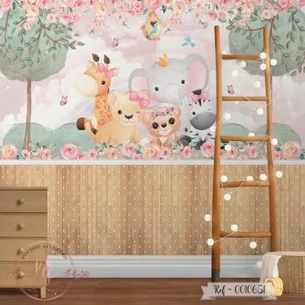 Papel de Parede Safari Baby