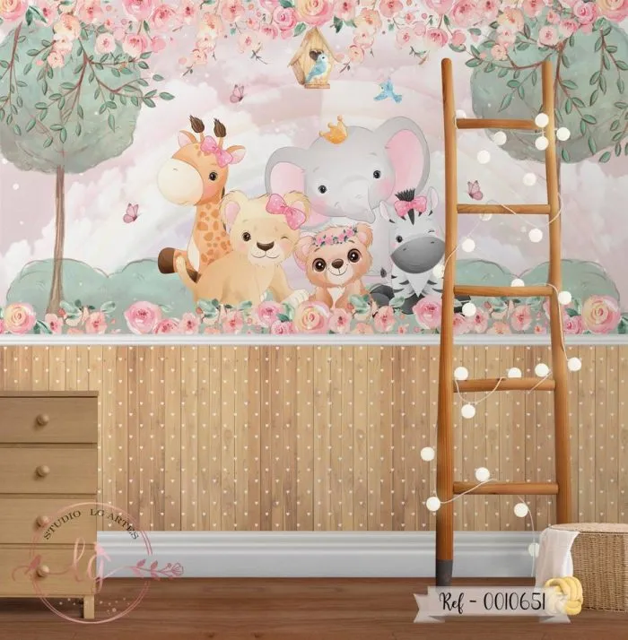 Papel de Parede Safari Baby