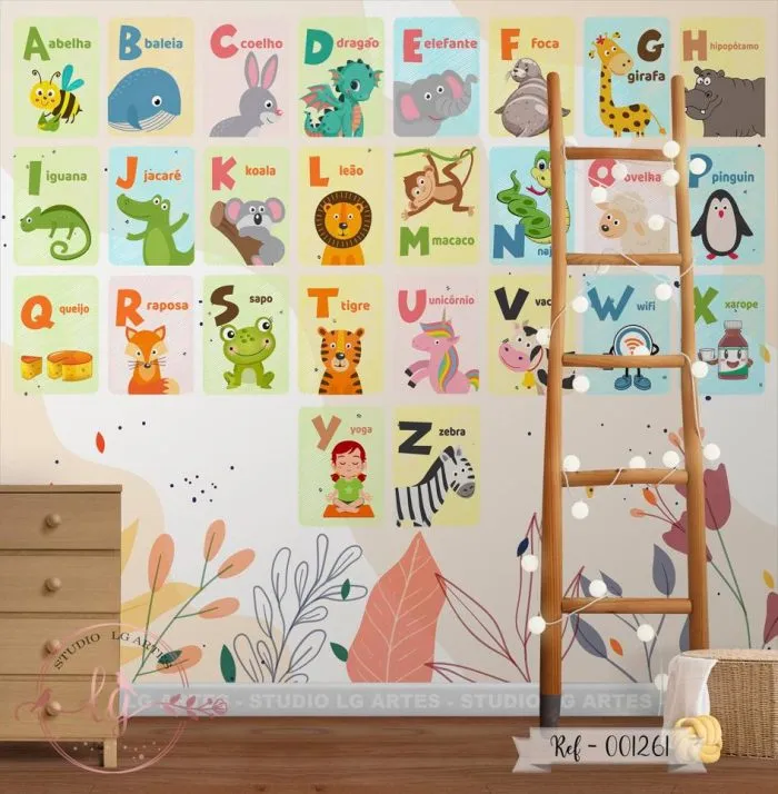 Papel de Parede Alfabeto