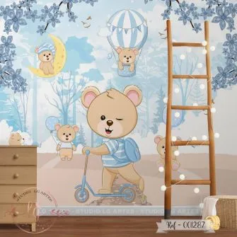 Papel de Parede Ursinho Fofinho
