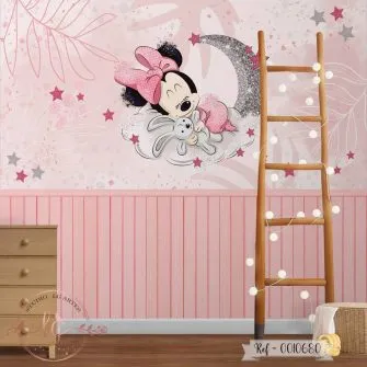 Papel de Parede Minnie Baby Dormindo