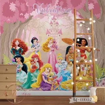 Papel De Parede Princesas na Floresta
