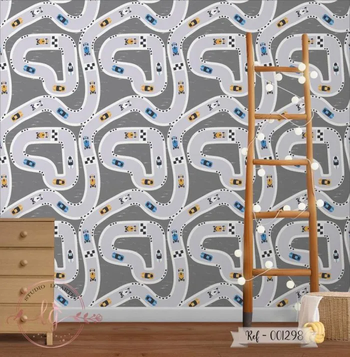 Papel de Parede Pista de Carros