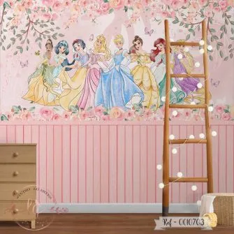Papel De Parede Princesas e Rosas