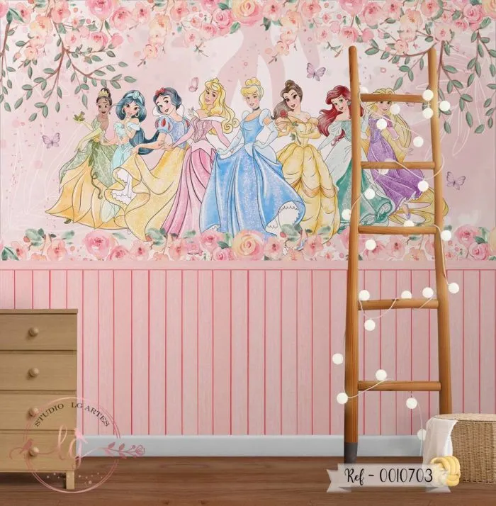Papel De Parede Princesas e Rosas