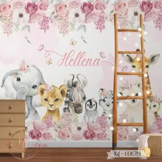Papel de Parede Safari Baby 10714
