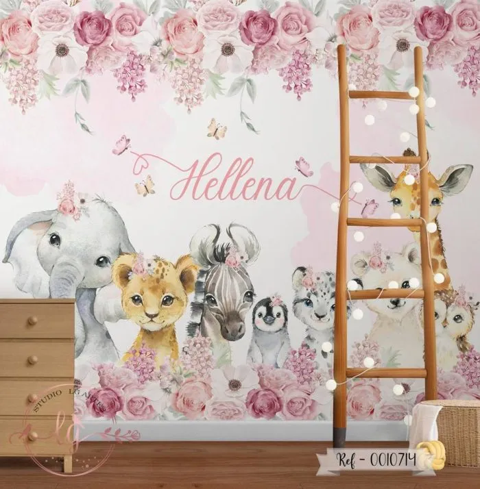 Papel de Parede Safari Baby 10714