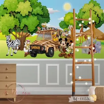 Papel de Parede Safari do Mickey