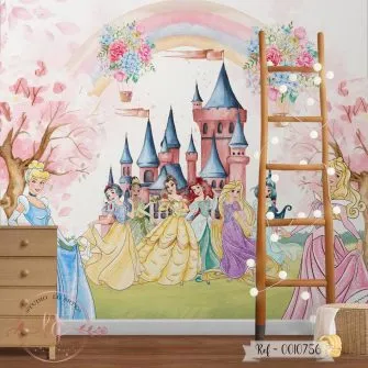 Papel De Parede Princesas e Castelo