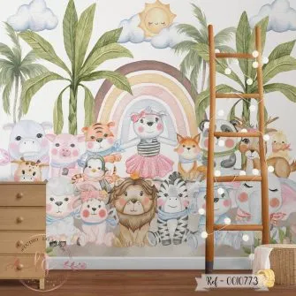 Papel de Parede Safari Baby 10773