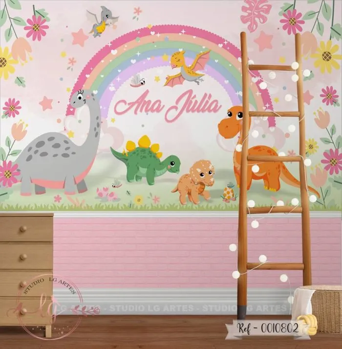 Papel de Parede Dinossauro Baby