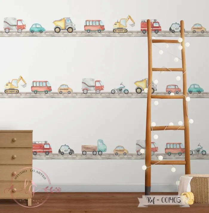 Papel de Parede Carros e Caminhão