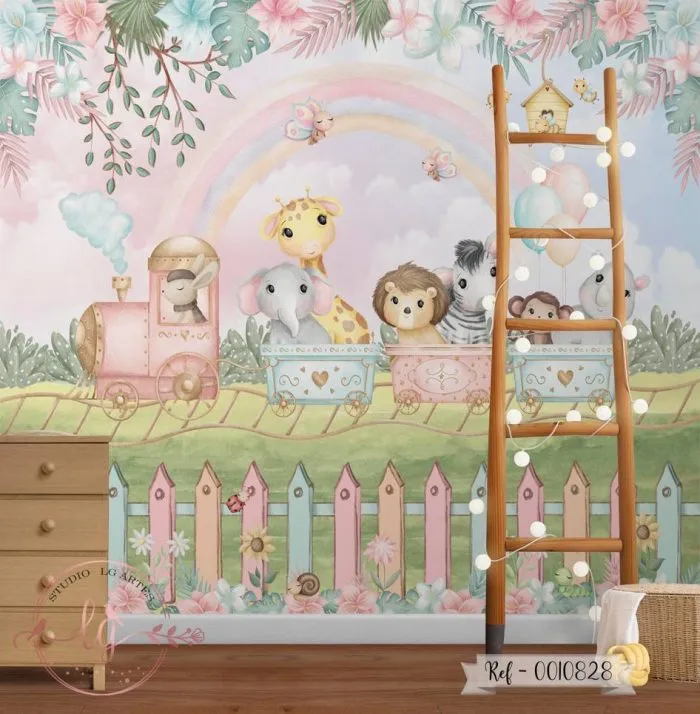 Papel de Parede Safari Baby