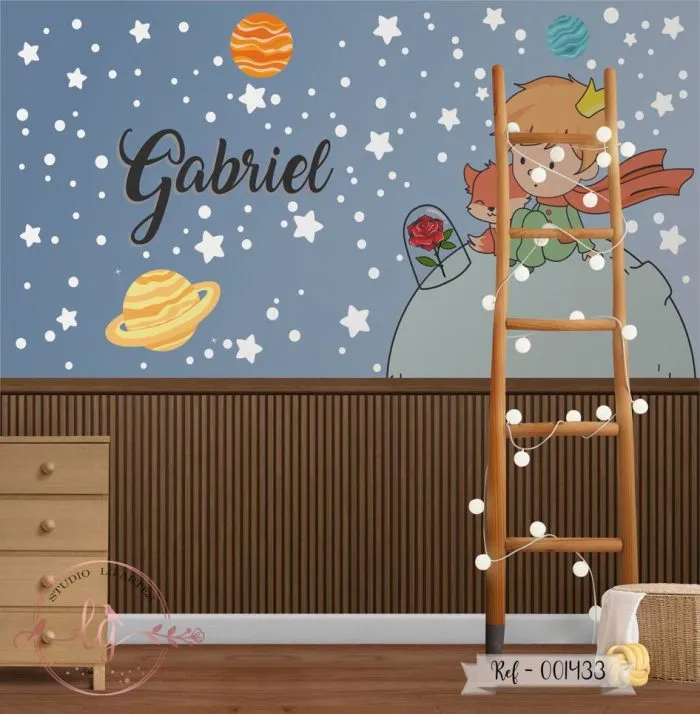 Papel de Parede Menino com Estrelas