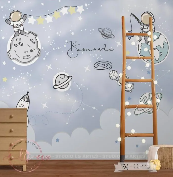 Papel de Parede Astronautas no Espaço