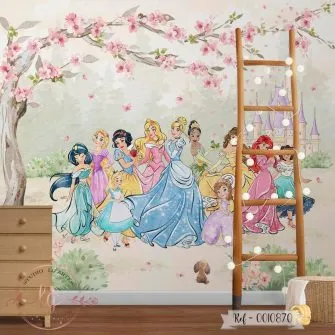 Papel De Parede Princesas estilo Pintura