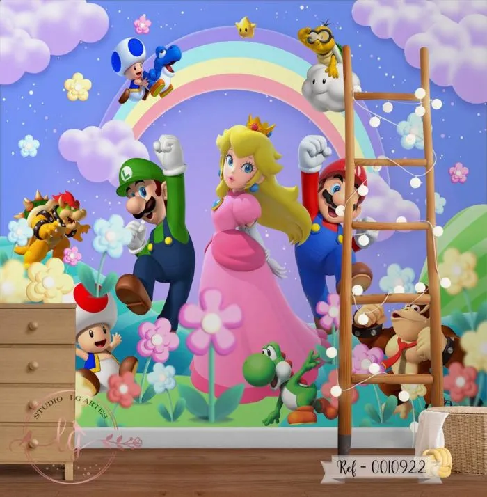 Papel de Parede Mario & Companhia
