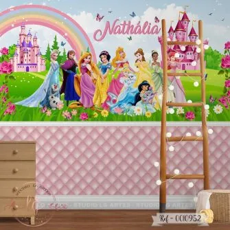 Papel De Parede Princesas no Jardim