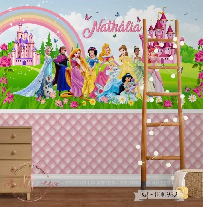Papel De Parede Princesas no Jardim