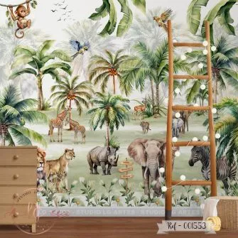 Papel de Parede Safari 553