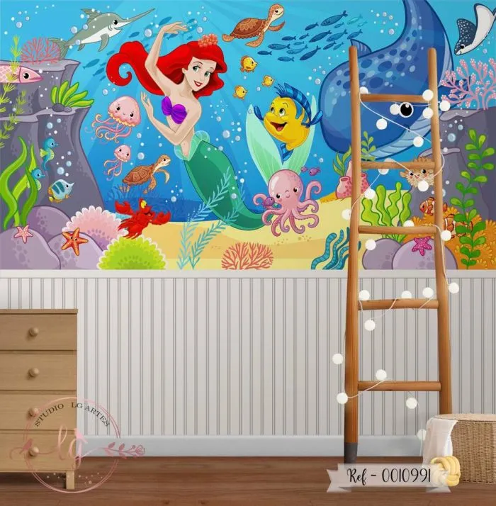 Papel De Parede Princesa Ariel Dançando